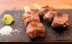 国産牛フィレ肉串～トリュフ塩～
