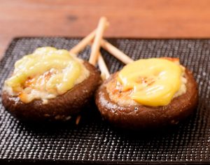 椎茸の肉詰串～わさびマヨ～_Shiitake